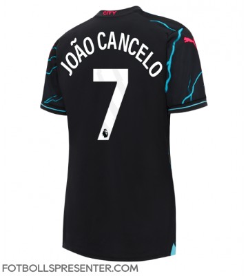 Manchester City Joao Cancelo #7 Tredje Matchtröja Dam 2023-24 Kortärmad